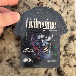 Civilregime Joker Graphic T-Shirt Sticker